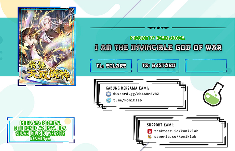 I Am the Invincible God of War (I Am The Warriors God Of War) Chapter 53 Gambar 1
