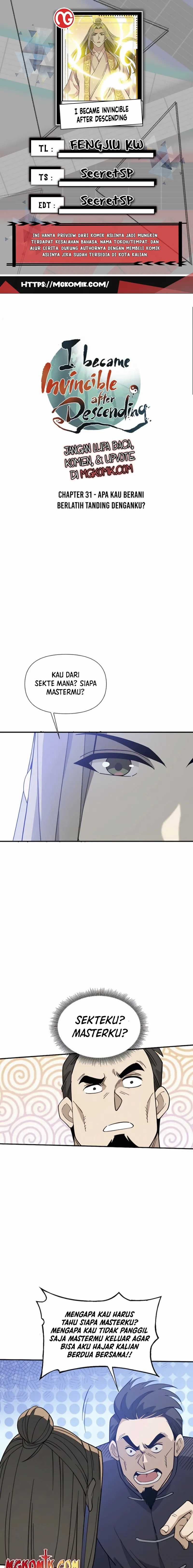 I Became Invincible After Descending Chapter 31 Gambar 1
