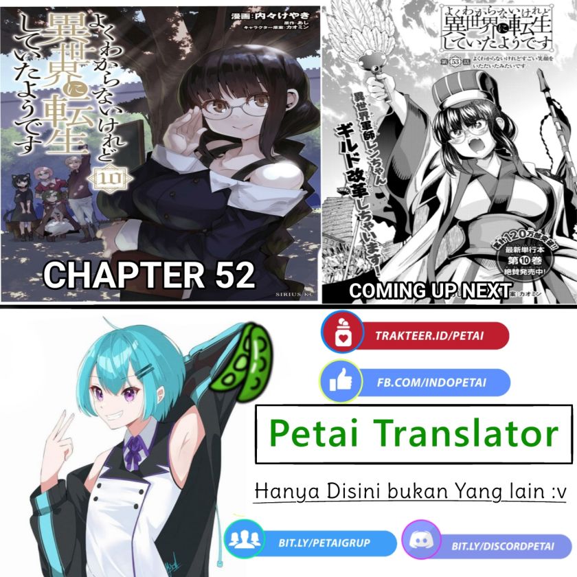 I Don’t Really Get It but It Looks Like I Was Reincarnated in Another World (Yoku Wakaranai keredo Isekai ni Tensei Shiteita You Desu) Chapter 52 Gambar 33