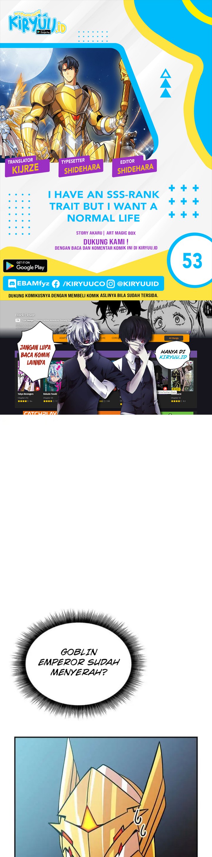 I have an SSS-rank Trait, but I want a Normal Life Chapter 53 Gambar 1