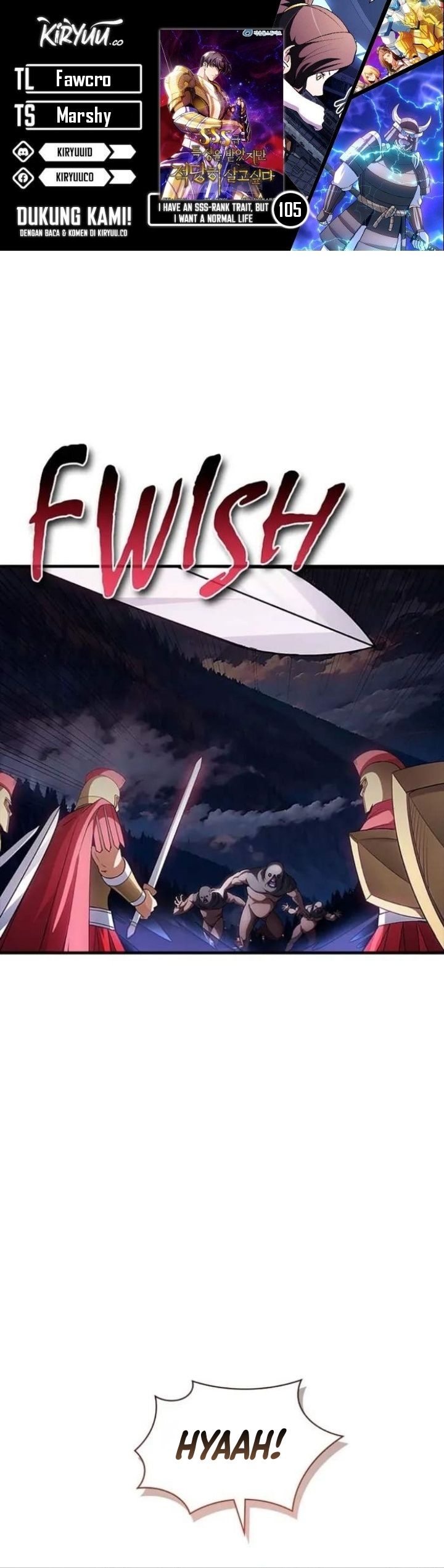I have an SSS-rank Trait, but I want a Normal Life Chapter 105 Gambar 1