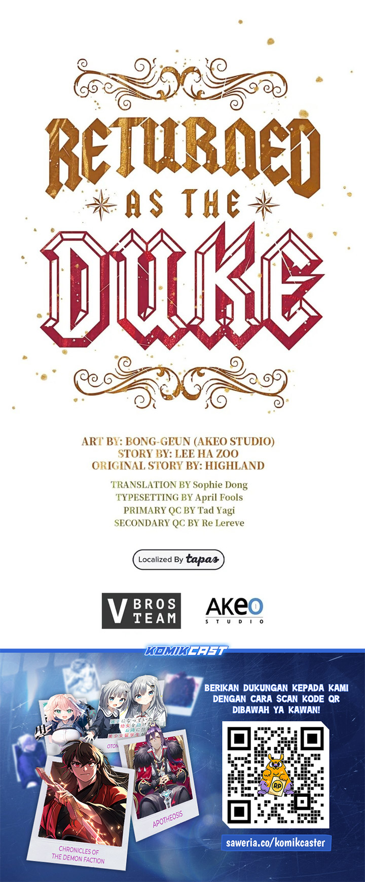 I Regressed As The Duke Chapter 117 Gambar 31
