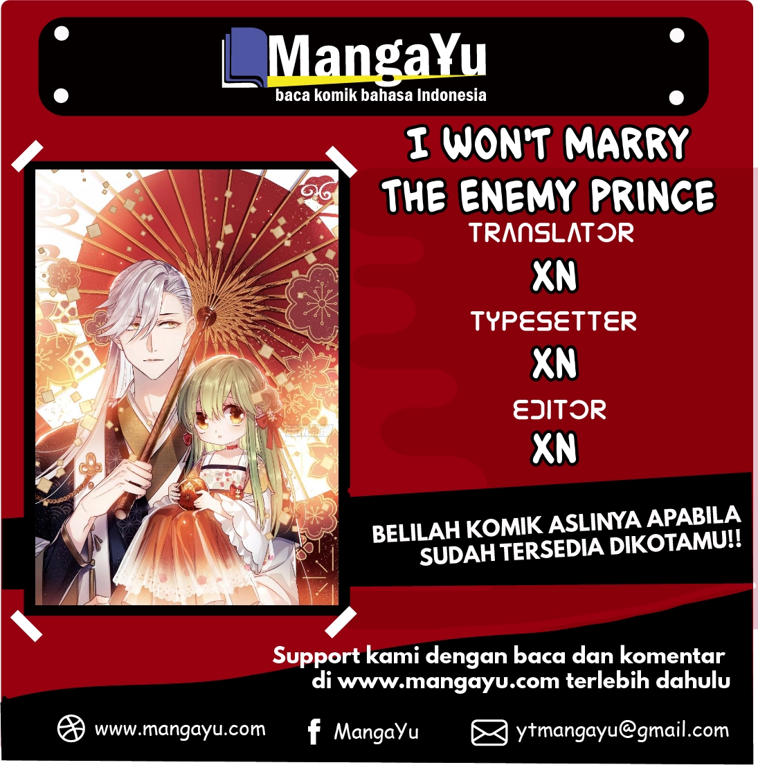 I Won’t Marry The Enemy Prince Chapter 02 Gambar 1
