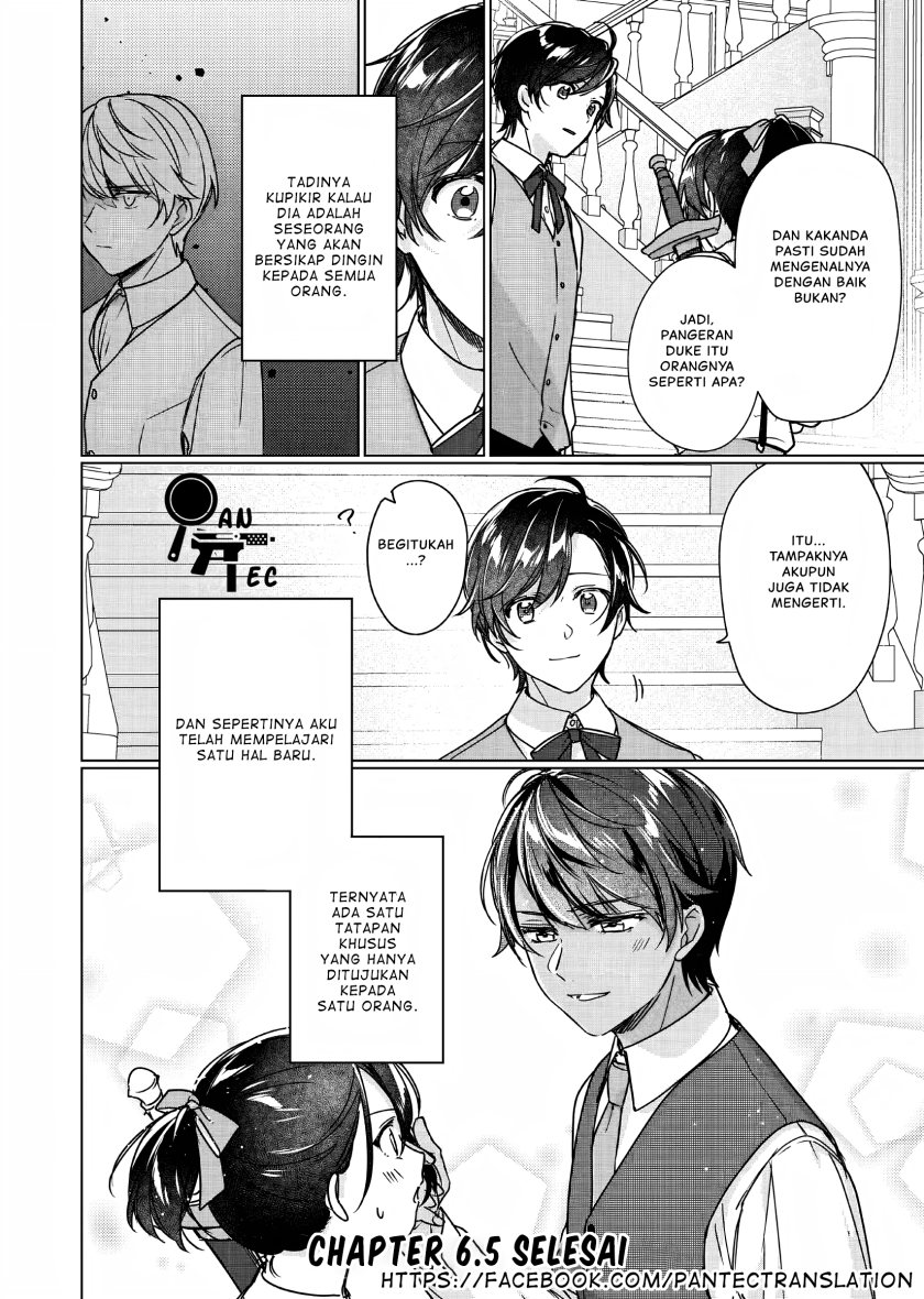 I’ll Become a Villainess That Will Go Down in History (Rekishi Ni Nokoru Akujo Ni Naru Zo: Akuyaku Reijou Ni Naru Hodo Ouji No Dekiai Wa Kasoku Suru You Desu!) Chapter 06.5 Gambar 15