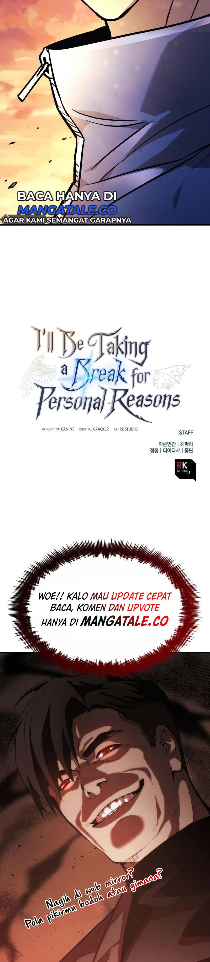 I’ll be Taking a Break for Personal Reasons (The Creator is On Hiatus) Chapter 31 Gambar 36