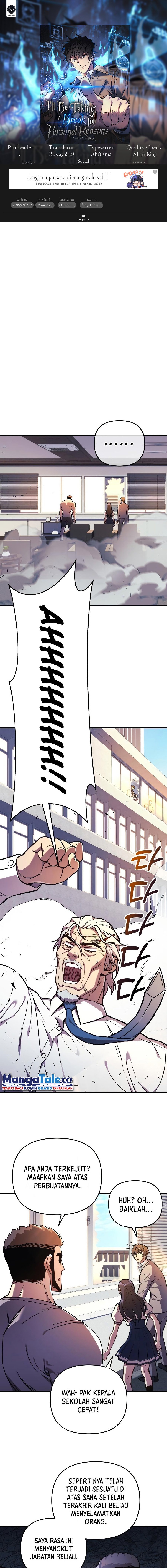 I’ll be Taking a Break for Personal Reasons (The Creator is On Hiatus) Chapter 34 Gambar 1