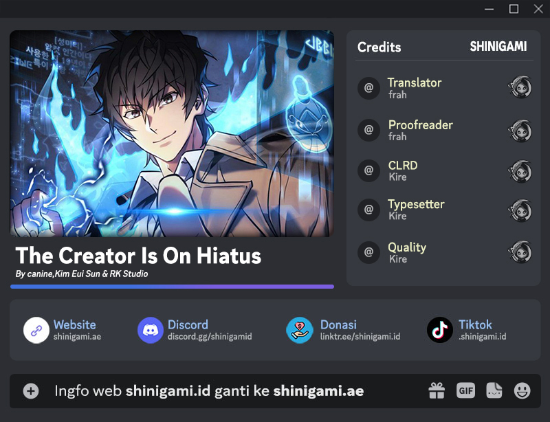 I’ll be Taking a Break for Personal Reasons (The Creator is On Hiatus) Chapter 68 Gambar 1