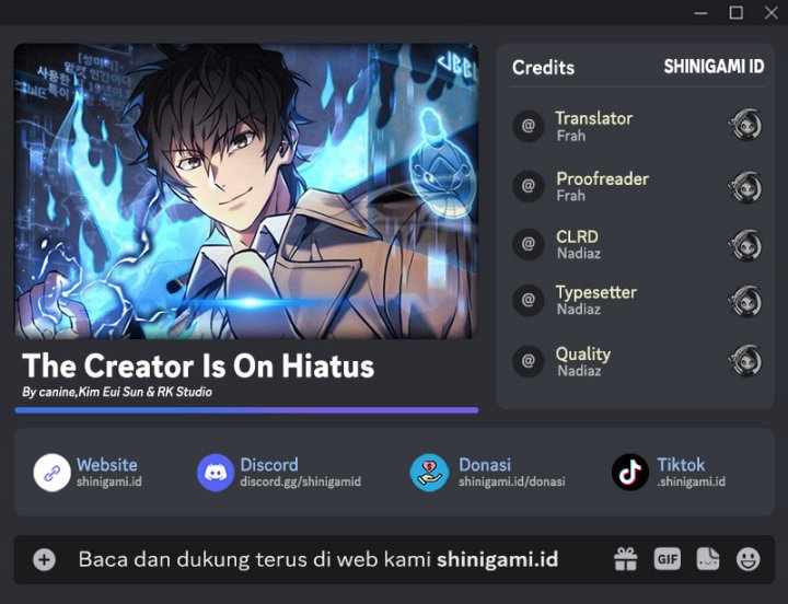 I’ll be Taking a Break for Personal Reasons (The Creator is On Hiatus) Chapter 74 Gambar 1
