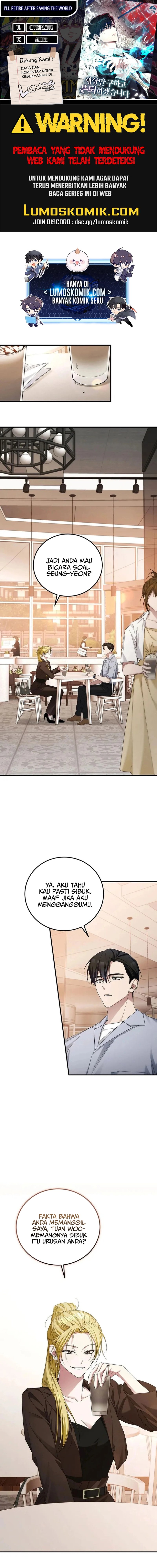 I’ll Retire After Saving the World Chapter 40 Gambar 1