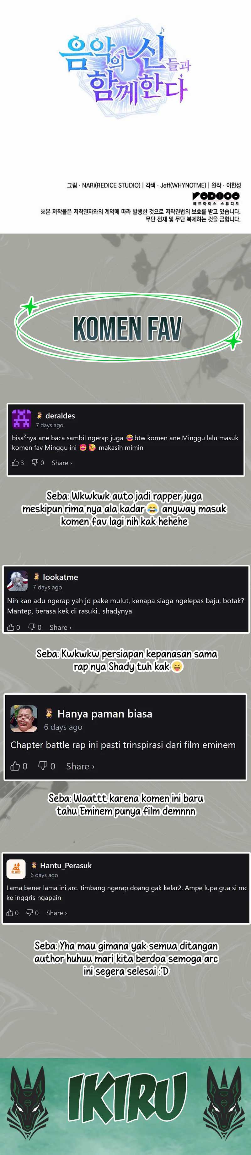 I Am With the Music Immortals Chapter 83 Gambar 46