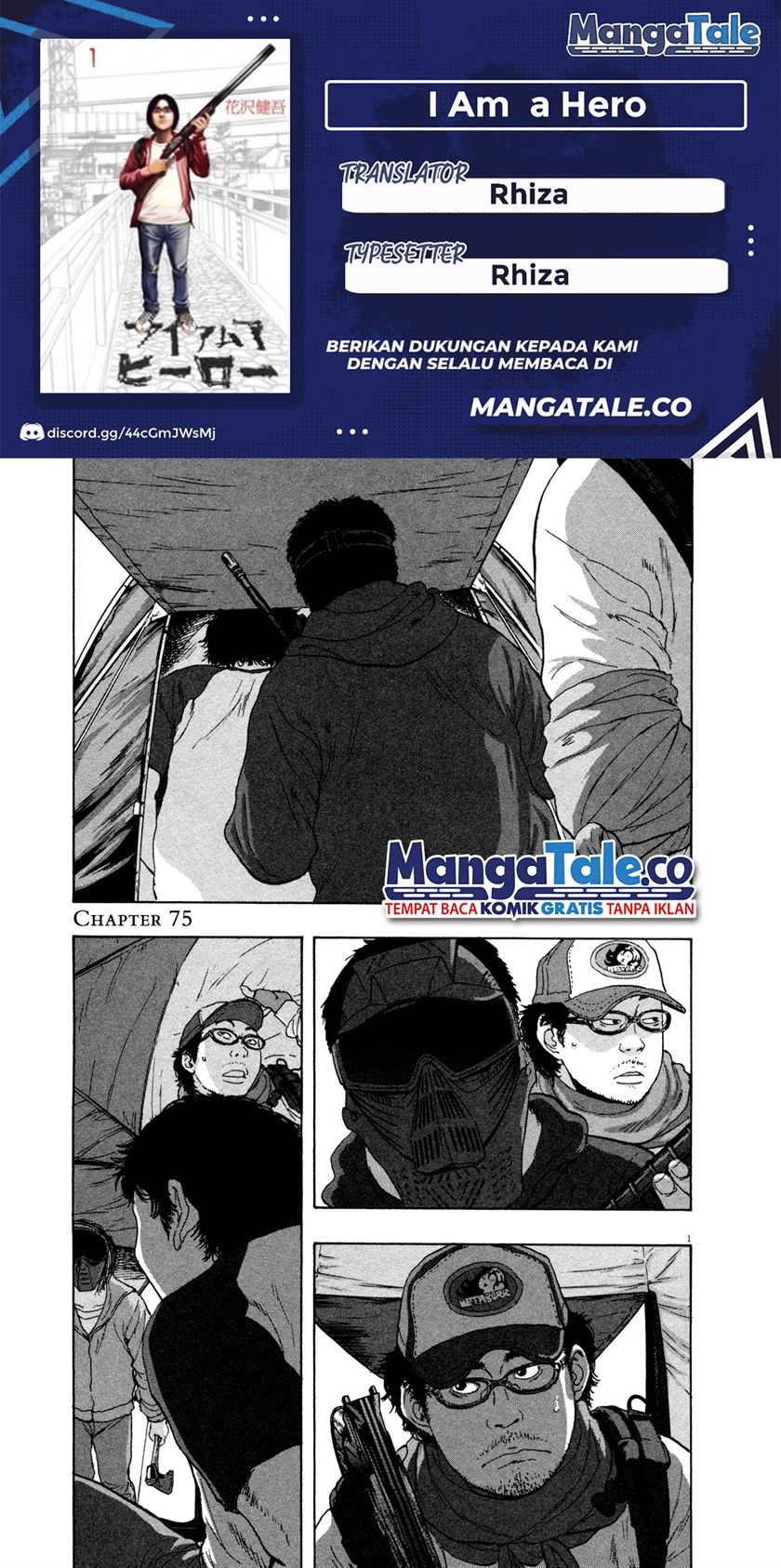 I Am a Hero Chapter 75 Gambar 1