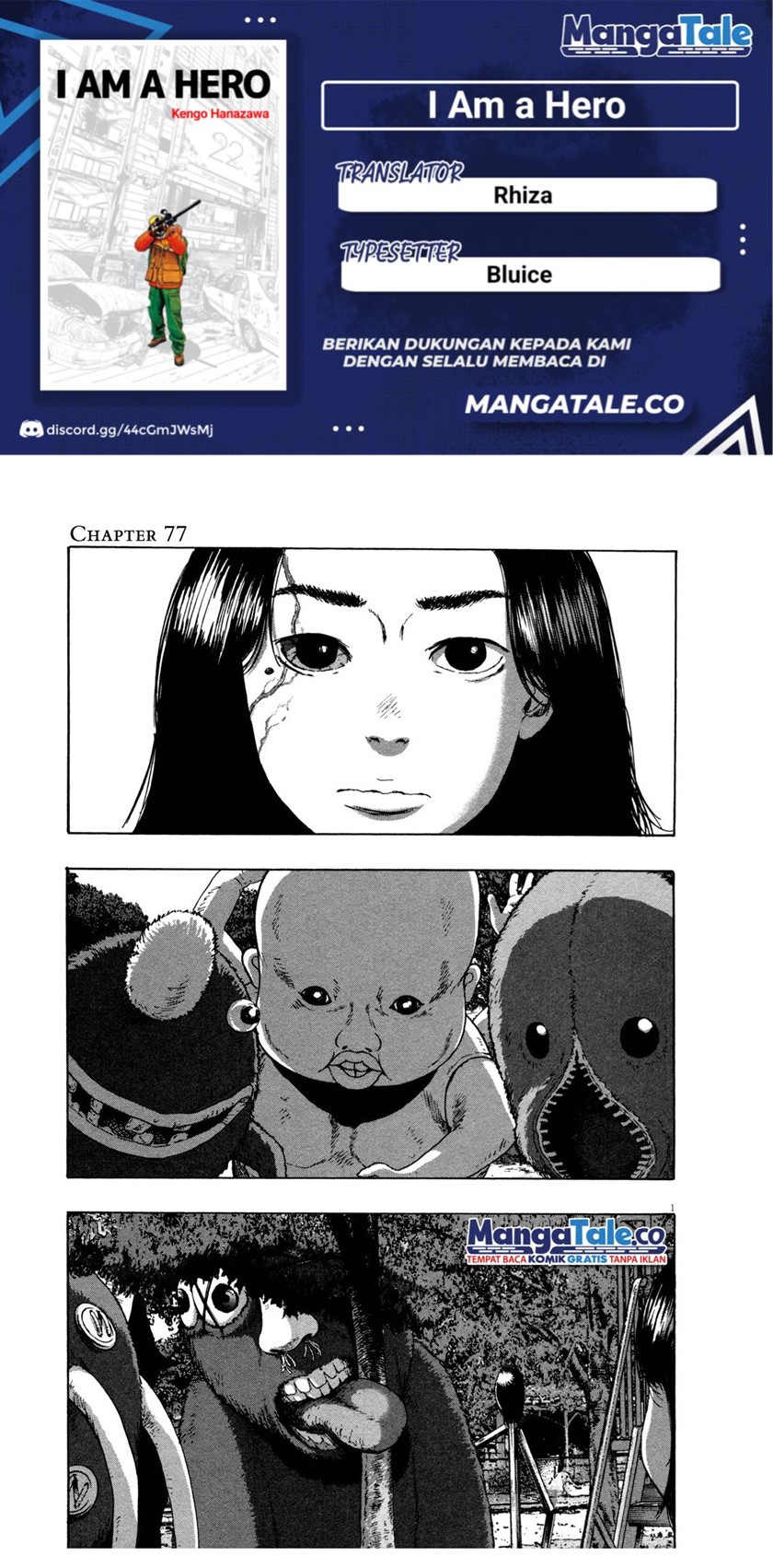 I Am a Hero Chapter 77 Gambar 1