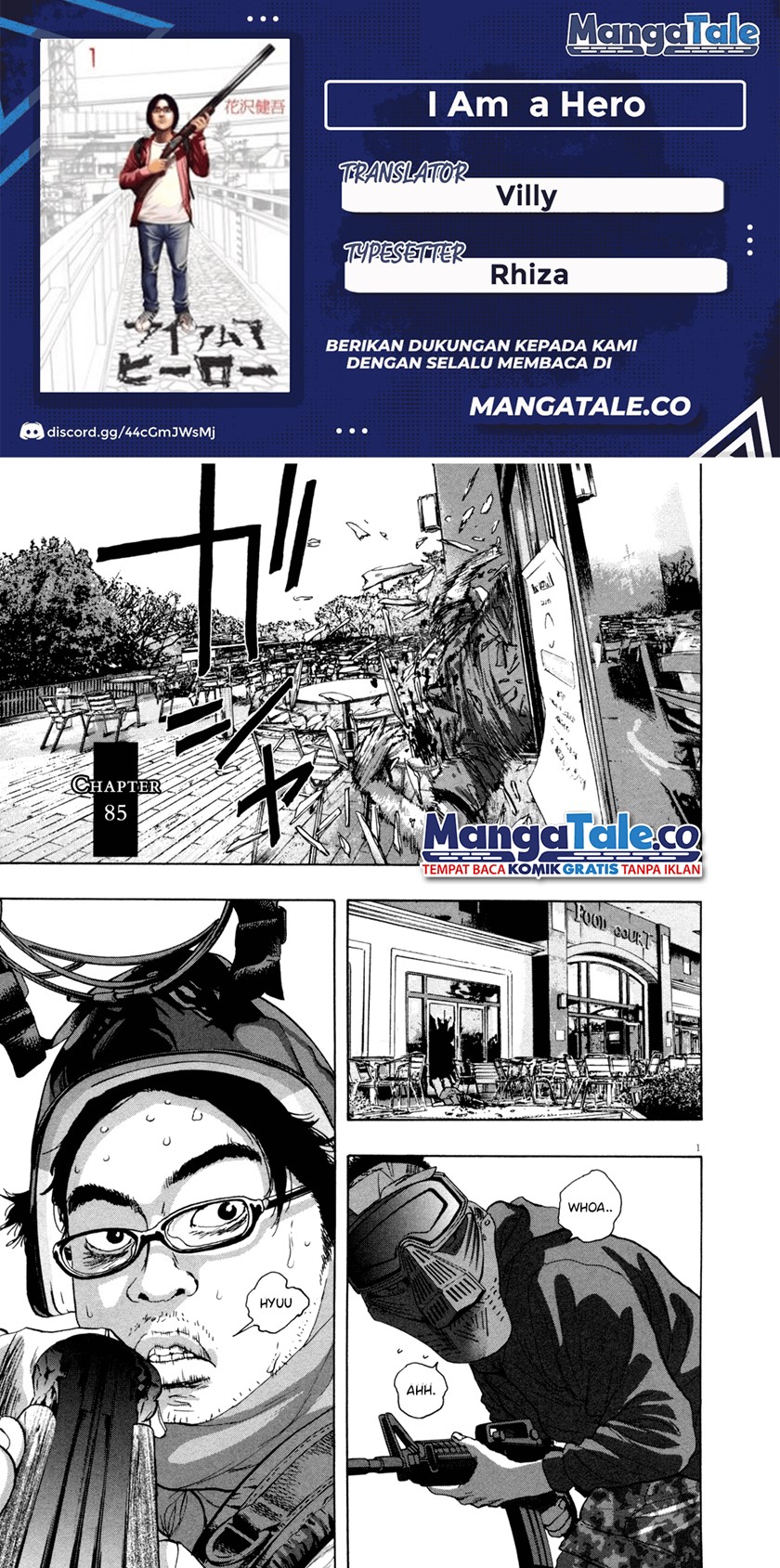 I Am a Hero Chapter 85 Gambar 1
