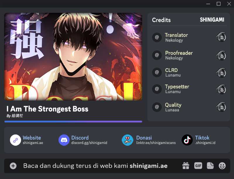 I Am the Strongest Boss Chapter 31 Gambar 1