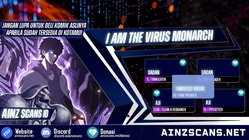 I Am the Virus Monarch Chapter 16 Gambar 1
