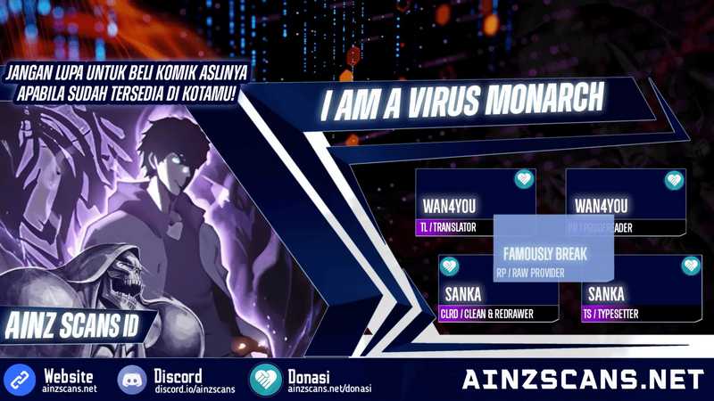 I Am the Virus Monarch Chapter 29 Gambar 1