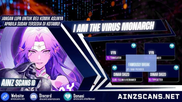 I Am the Virus Monarch Chapter 68 Gambar 1