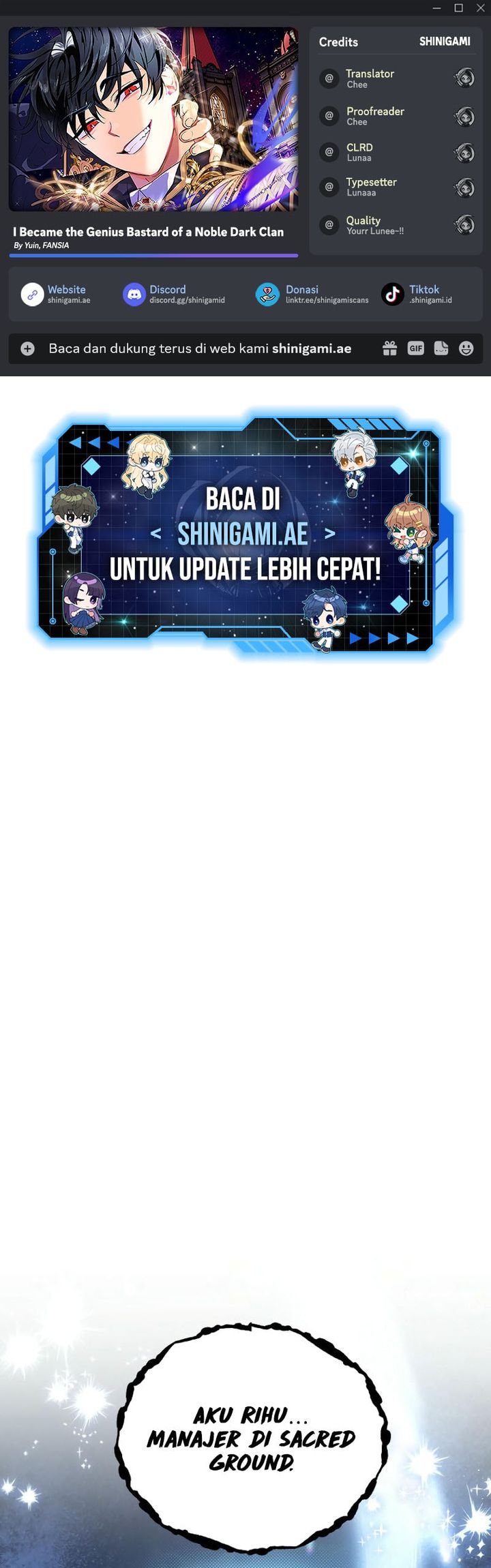 I Became The Genius Bastard Of A Noble Dark Clan Chapter 24 Gambar 1