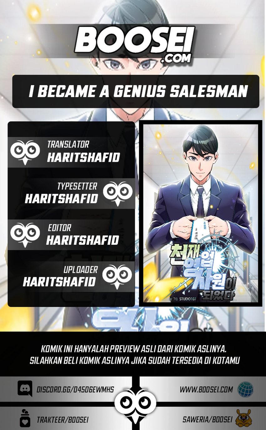 I Became a Genius Salesman Chapter 00 Gambar 1