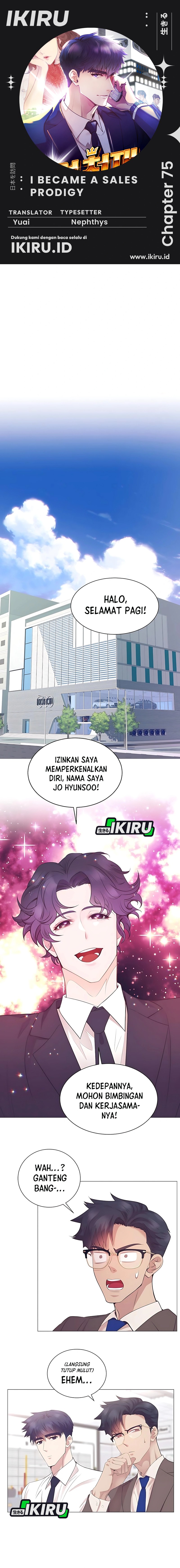 I Became a Sales Prodigy Chapter 75 Gambar 1