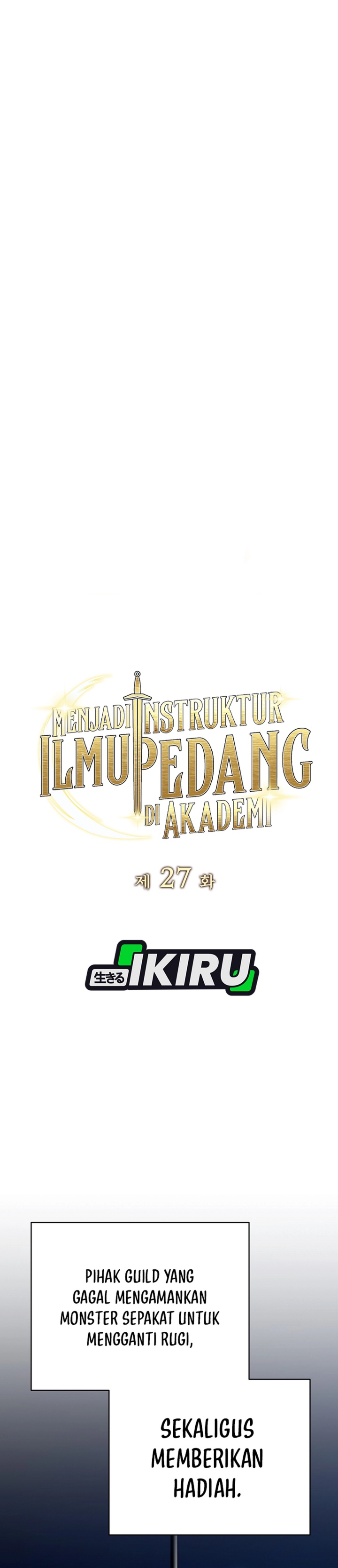 I Became a Swordsmanship Instructor at the Academy Chapter 27 Gambar 25