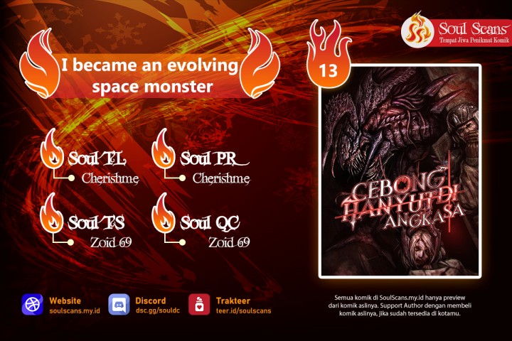 I Became an Evolving Space Monster Chapter 13 Gambar 1