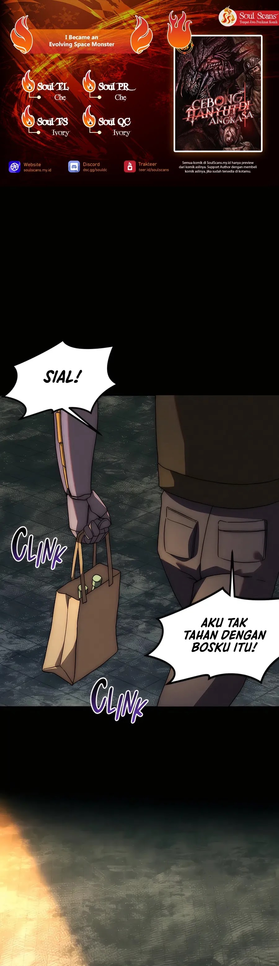 I Became an Evolving Space Monster Chapter 31.1 Gambar 1