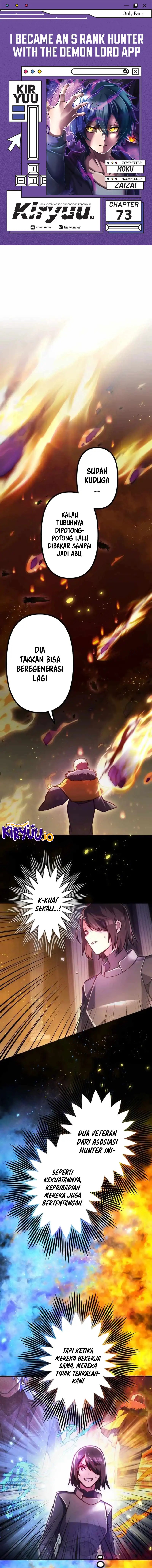 I Became an S-Rank Hunter With the Demon Lord App Chapter 73 Gambar 1