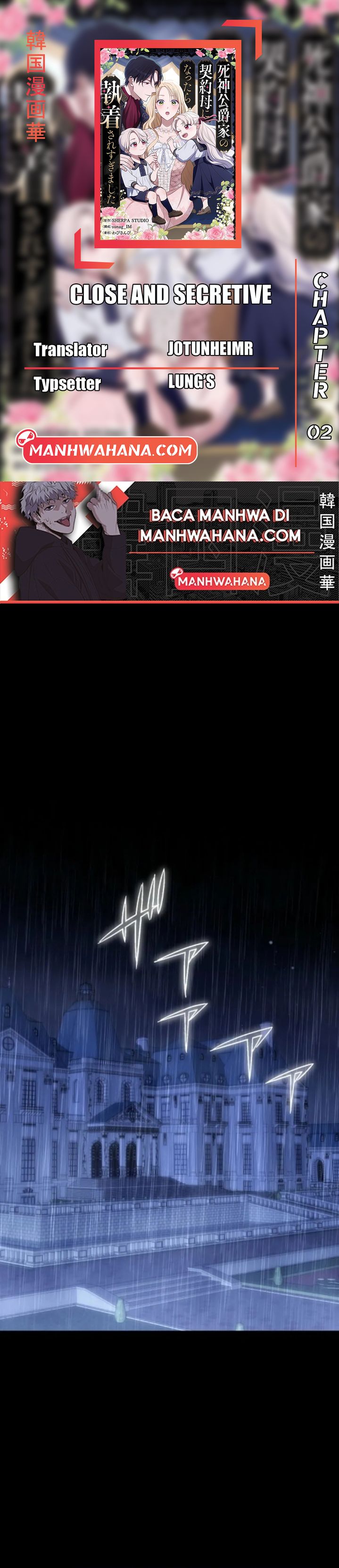 I Became the Contract Mother of the Grim Reaper Duke’s Family and They Became Obsessed With Me Chapter 02 Gambar 1