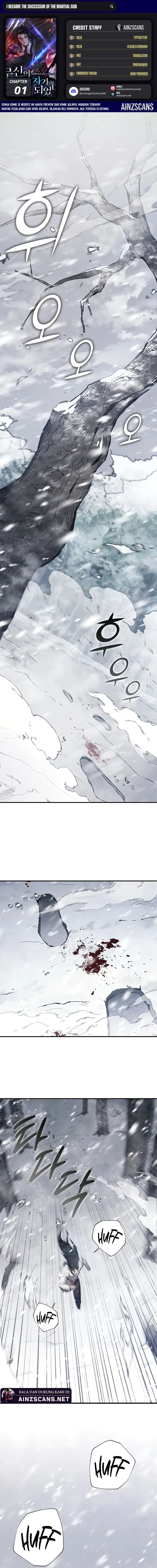 I Became the Successor of the Martial God Chapter 01 Gambar 1