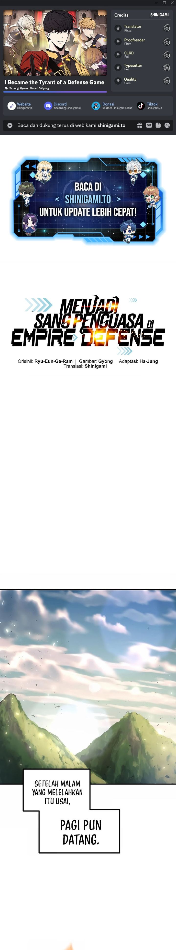 I Became the Tyrant of a Defense Game Chapter 161 Gambar 1