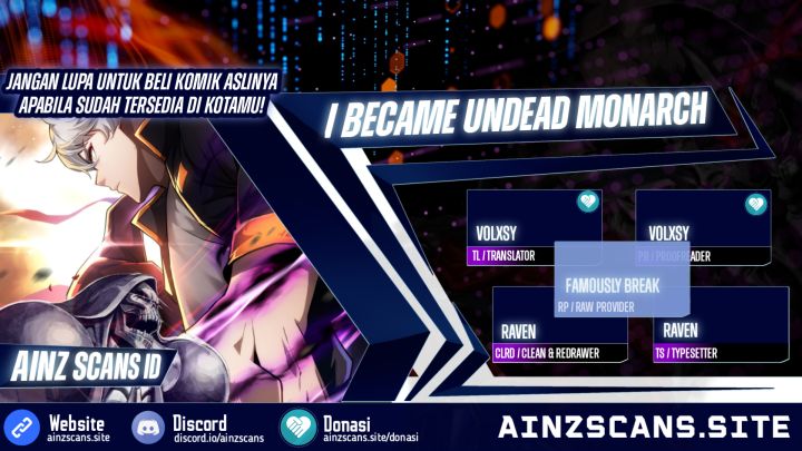 I Became the Undead Monarch Chapter 03 Gambar 1