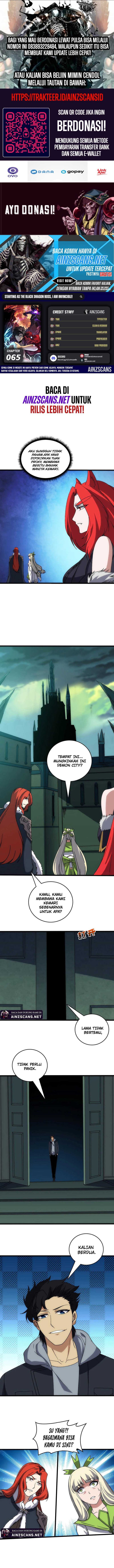 I Become Invincible Black Dragon Boss At The Start Chapter 65 Gambar 1