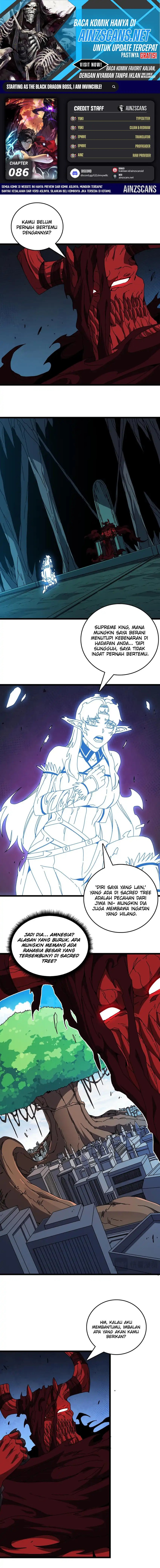 I Become Invincible Black Dragon Boss At The Start Chapter 86 Gambar 1