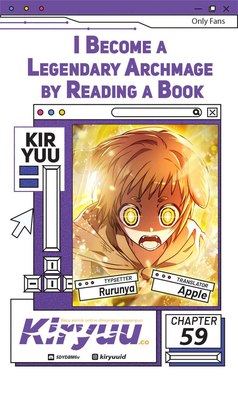 I Become a Legendary Arch Mage by Reading a Book Chapter 59 Gambar 1