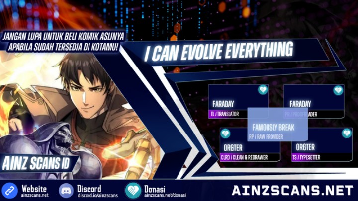 I Can Evolve Everything Chapter 02 Gambar 1