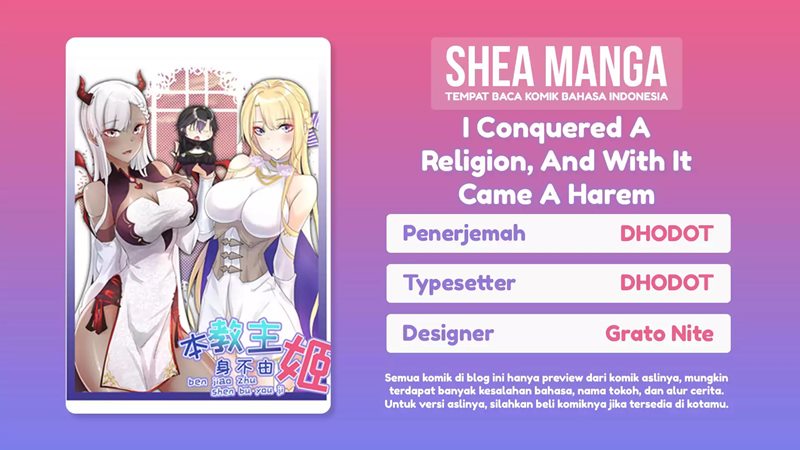 I Conquered A Religion, And With It Came A Harem Chapter 00 Gambar 1