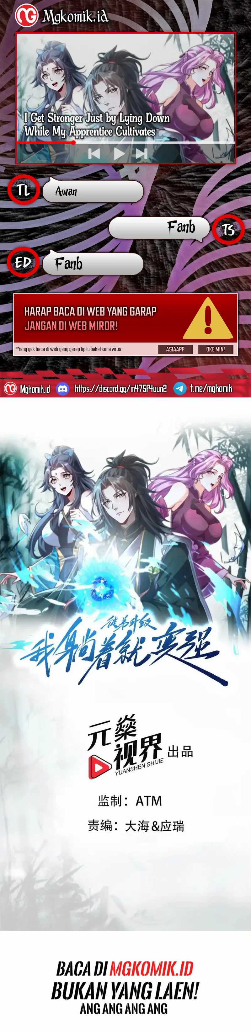I Get Stronger Just by Lying Down While My Apprentice Cultivates Chapter 38 Fix Gambar 1
