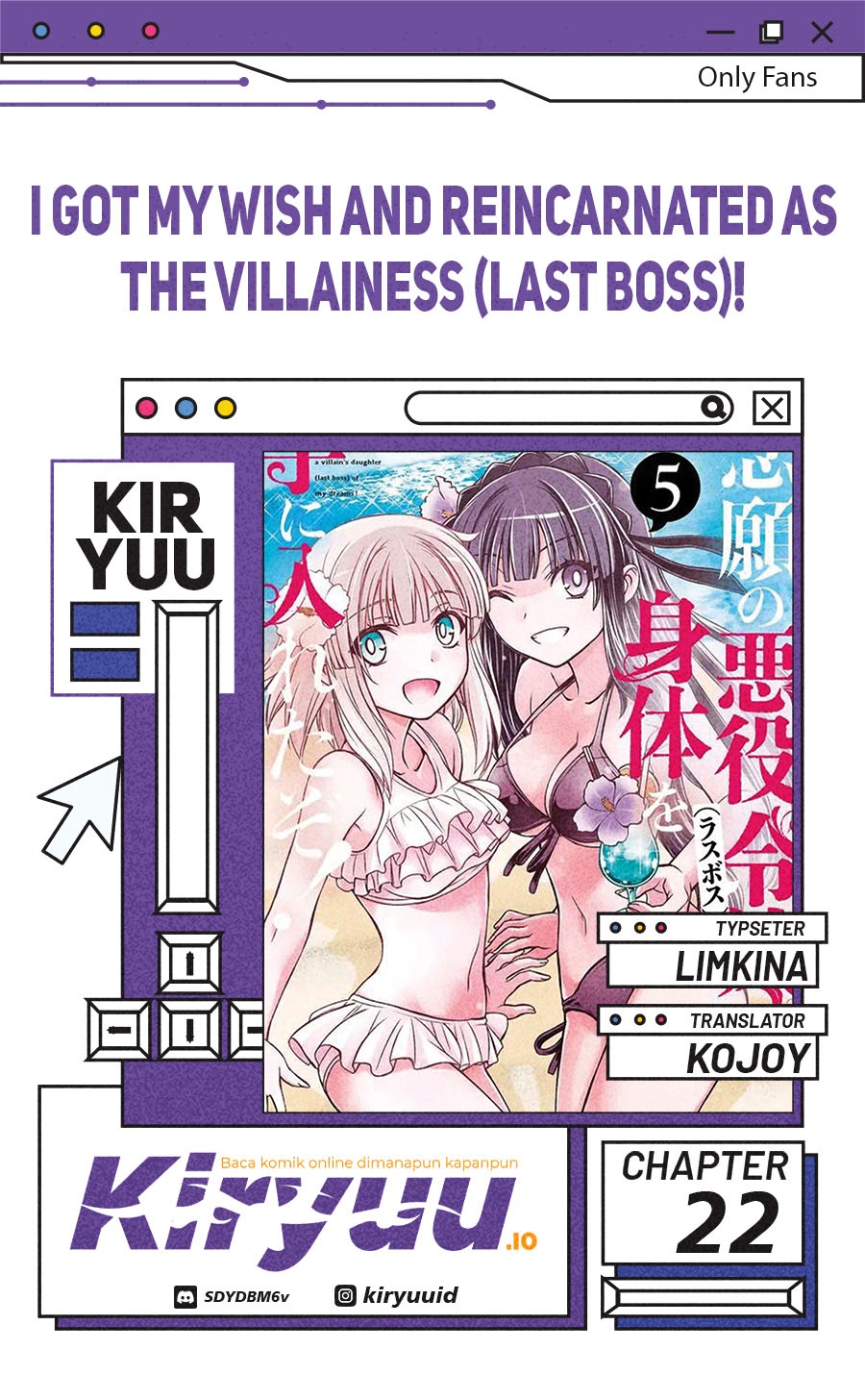 I Got My Wish and Reincarnated as the Villainess (Last Boss)! Chapter 22 Gambar 1