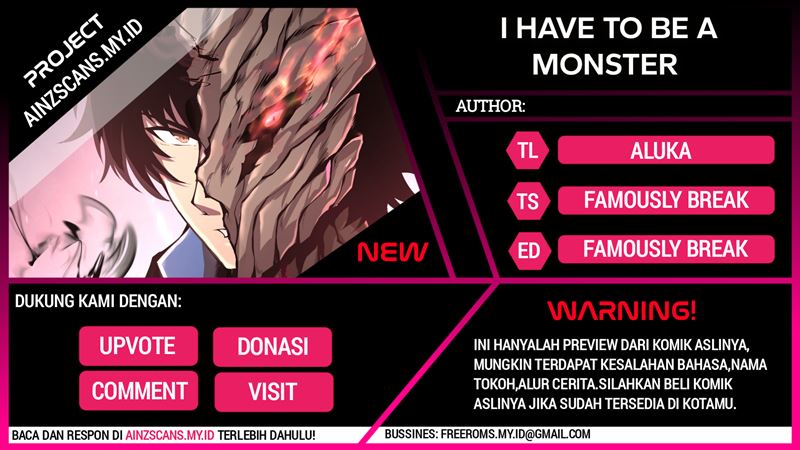 I Have to Be a Monster Chapter 03 Gambar 1