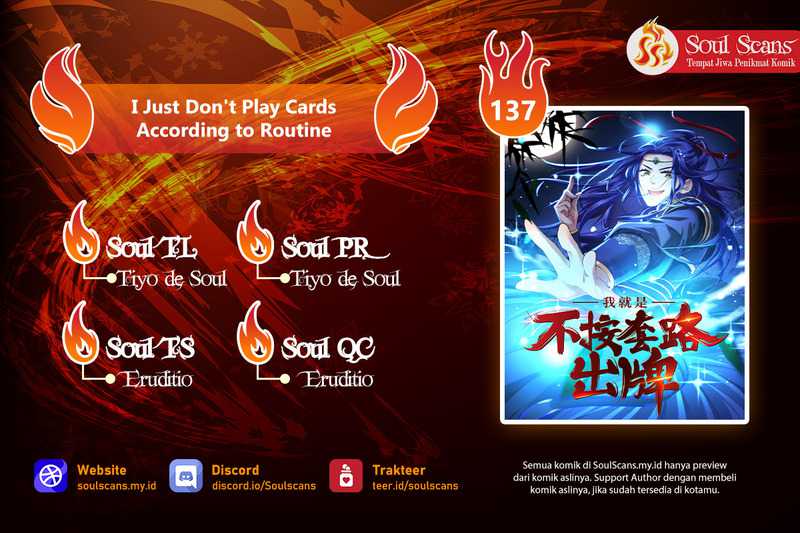 I Just Don’t Play the Card According to the Routine Chapter 137 Gambar 1