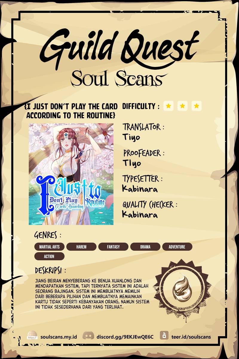 I Just Don’t Play the Card According to the Routine Chapter 159 Gambar 1