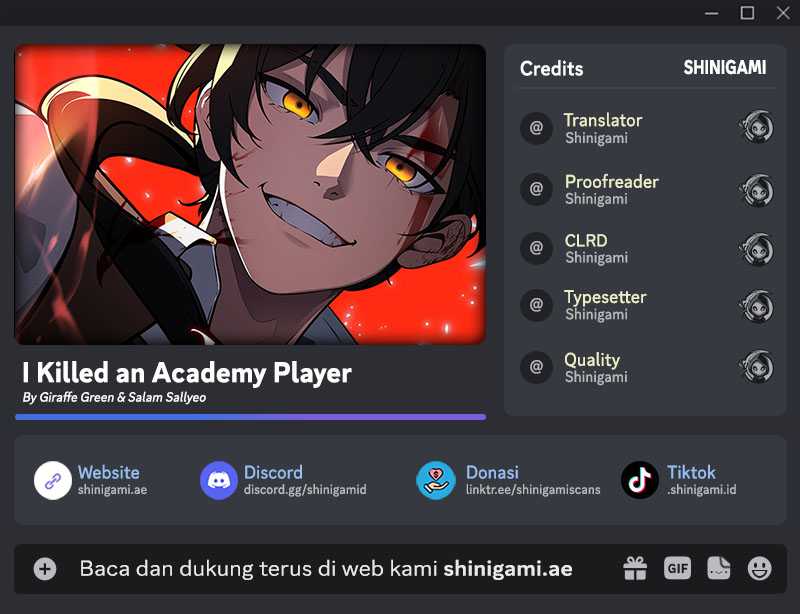 I Killed An Academy Player Chapter 61 Gambar 1