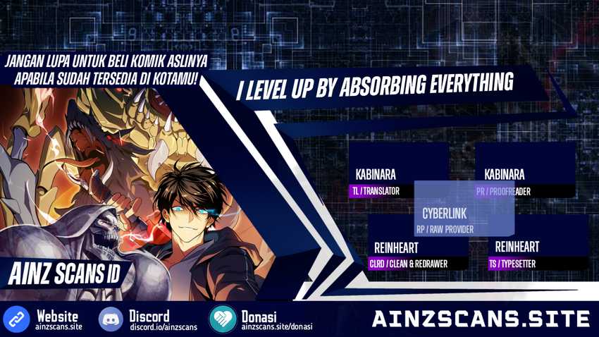 I Level Up By Absorbing Everything Chapter 07 Gambar 1