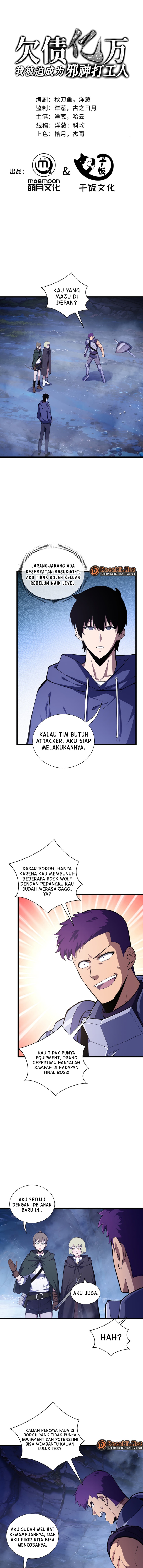 I Owe A Billion Dollars And I am Forced to Become A Worker For An Evil God Chapter 25 Gambar 2