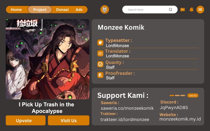 I Pick Up Trash in the Apocalypse Chapter 02 Gambar 1