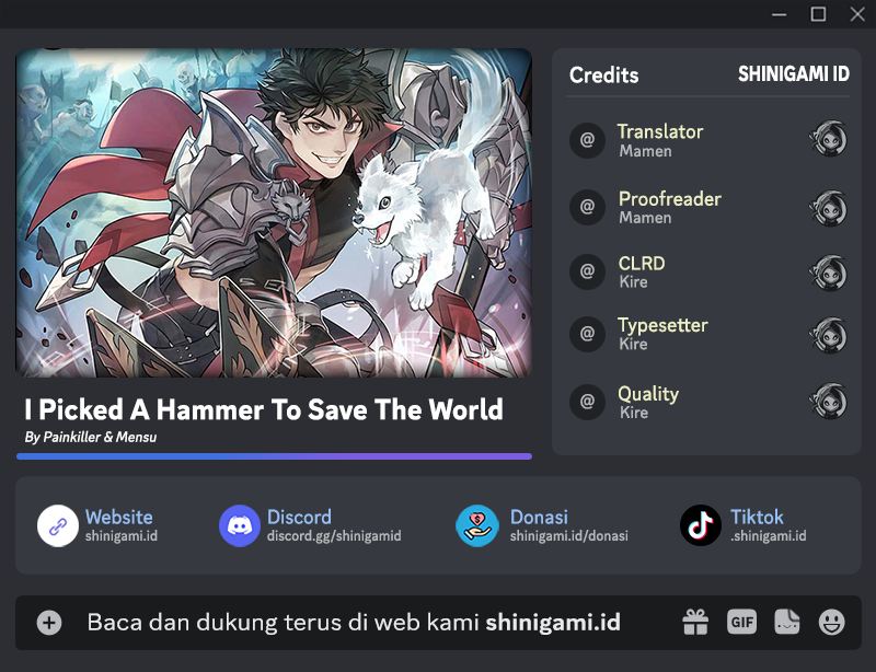 I Picked A Hammer To Save The World Chapter 24 Gambar 1