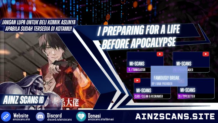 I Preparing For A Life Before Apocalypse Chapter 14 Gambar 1