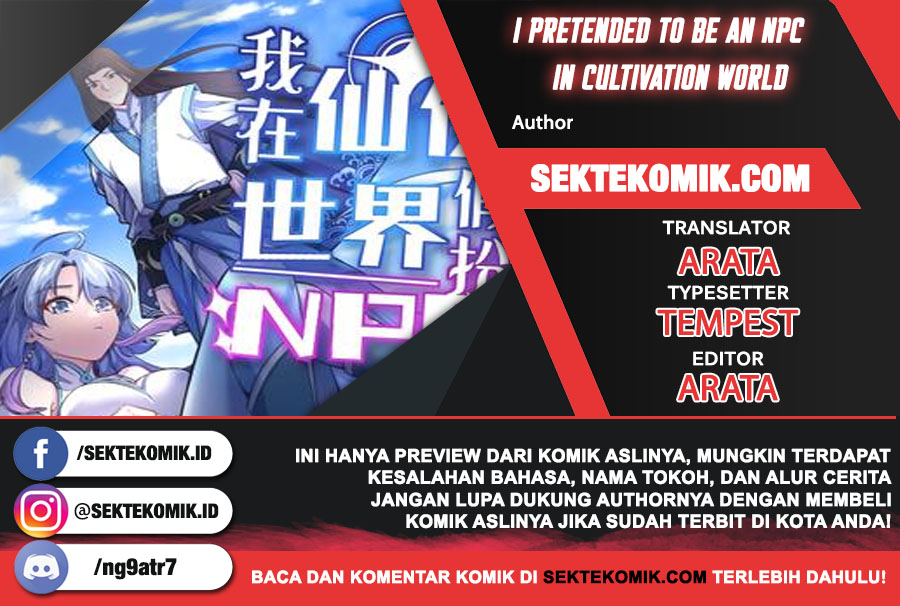 I Pretended To Be An NPC In Cultivation World Chapter 02 Gambar 1