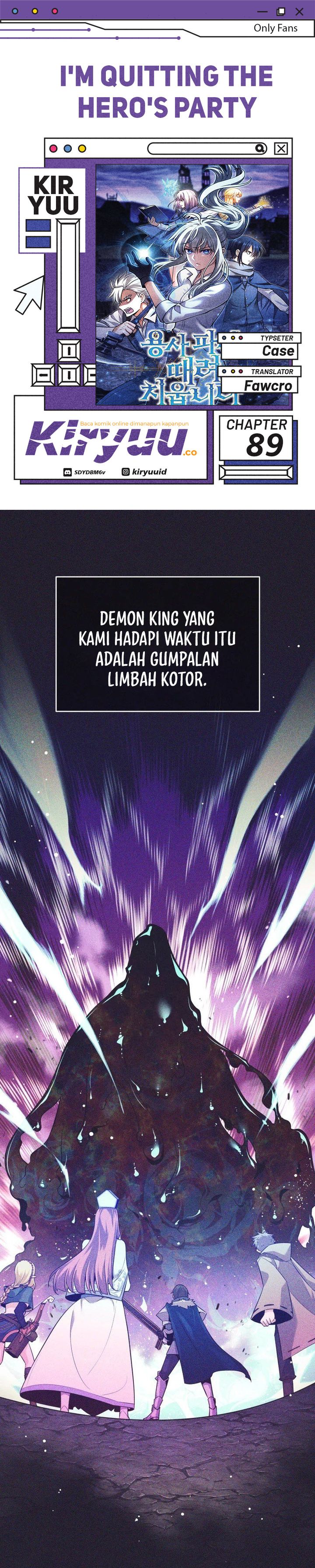 I Quit The Heros Party Chapter 89 Gambar 1